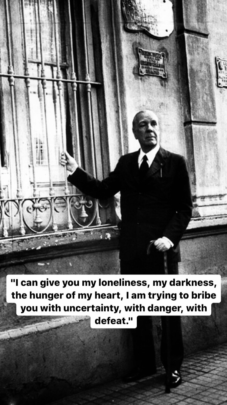 Photo of Jorge Luis Borges