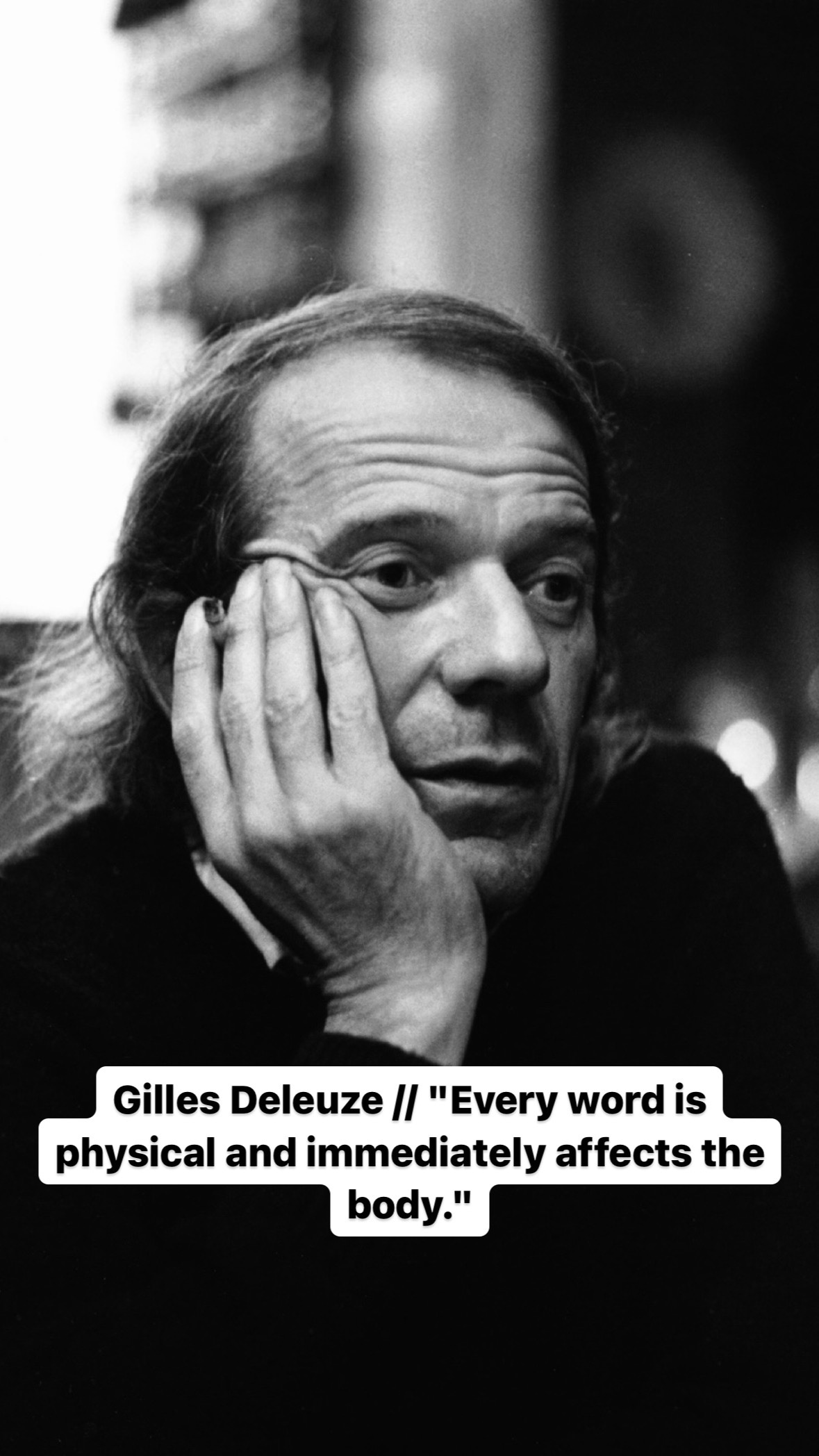 Photo of Gilles Deleuze