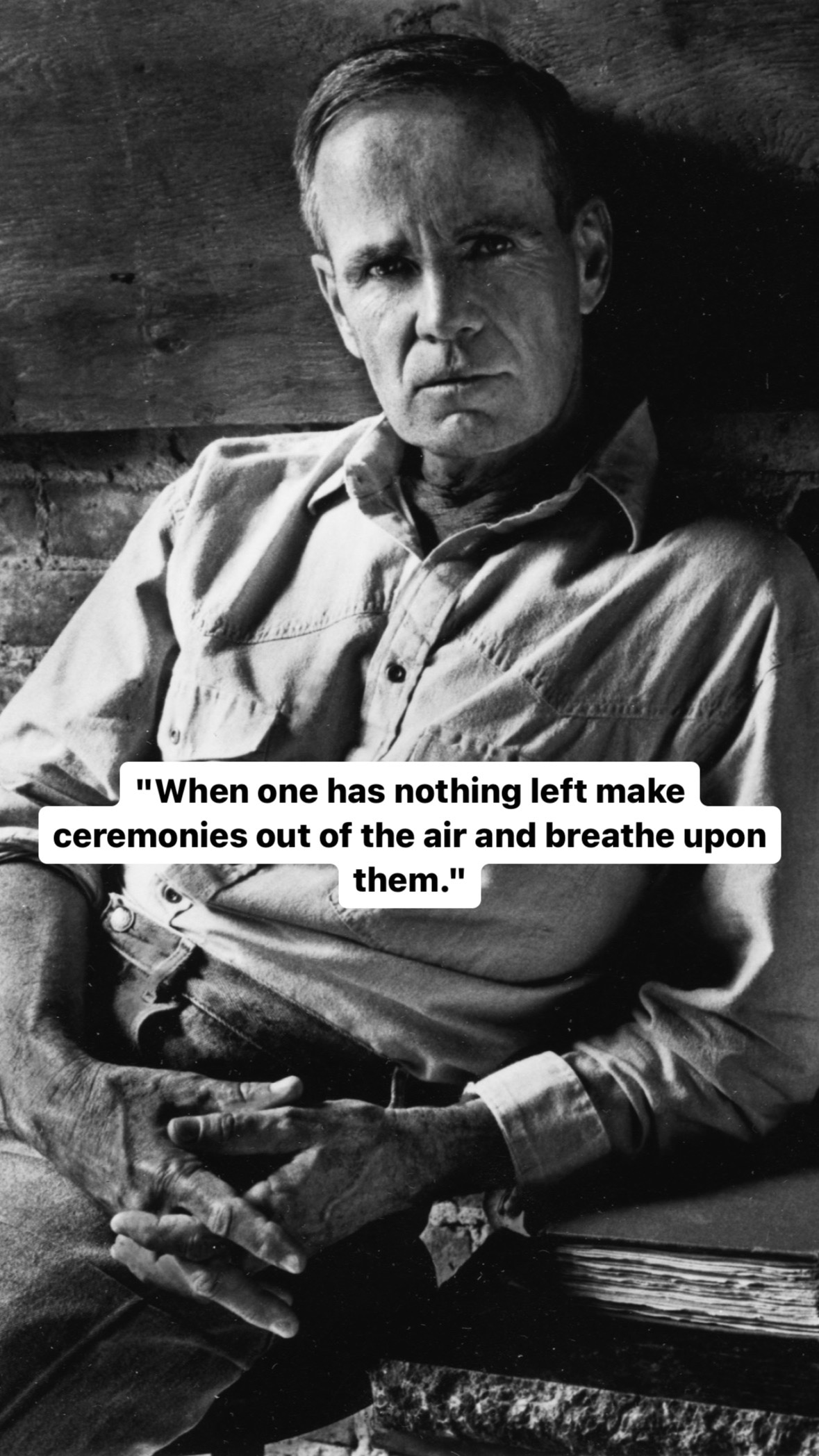 Photo of Cormac McCarthy