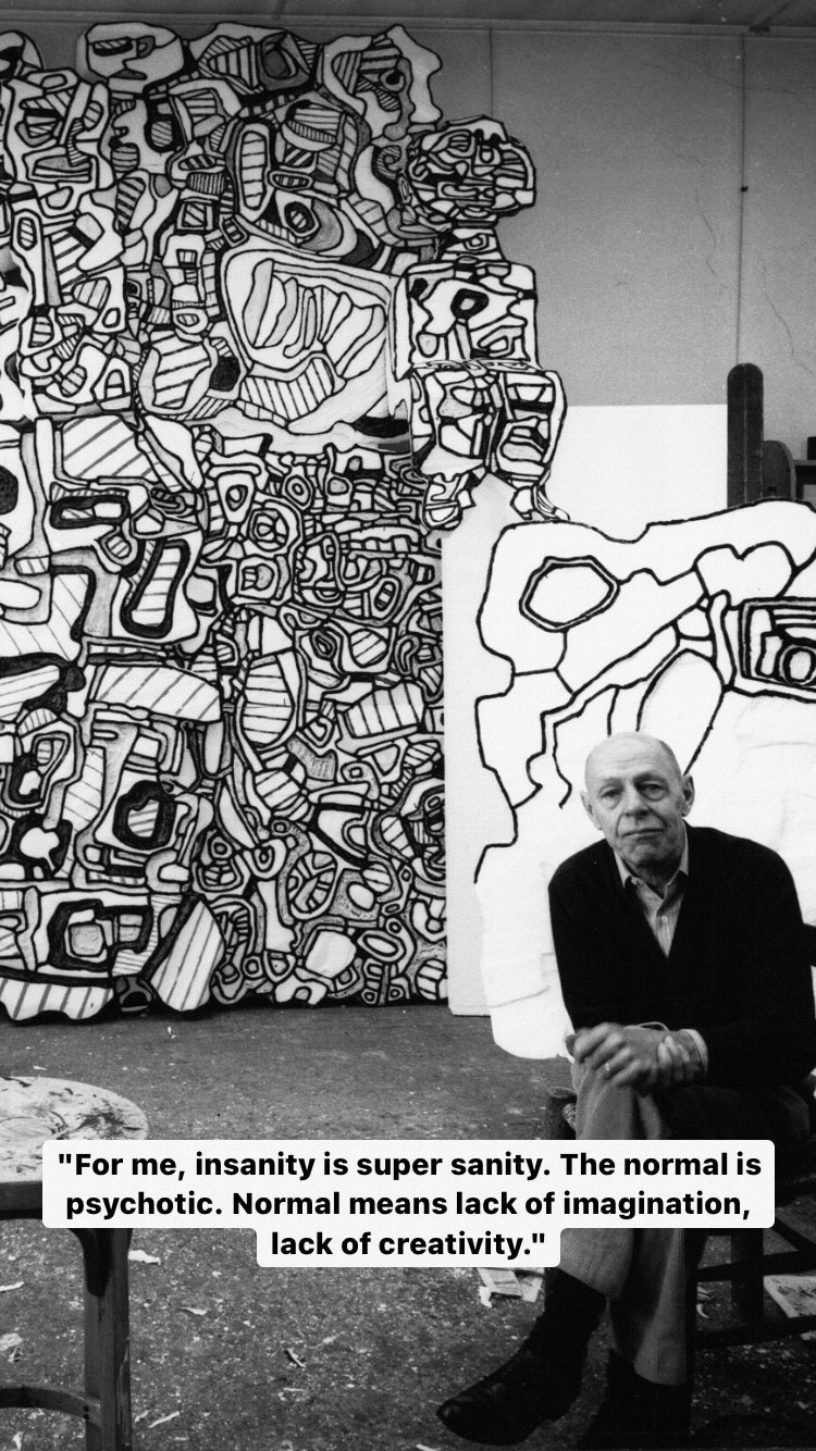 Photo of Jean Dubuffet