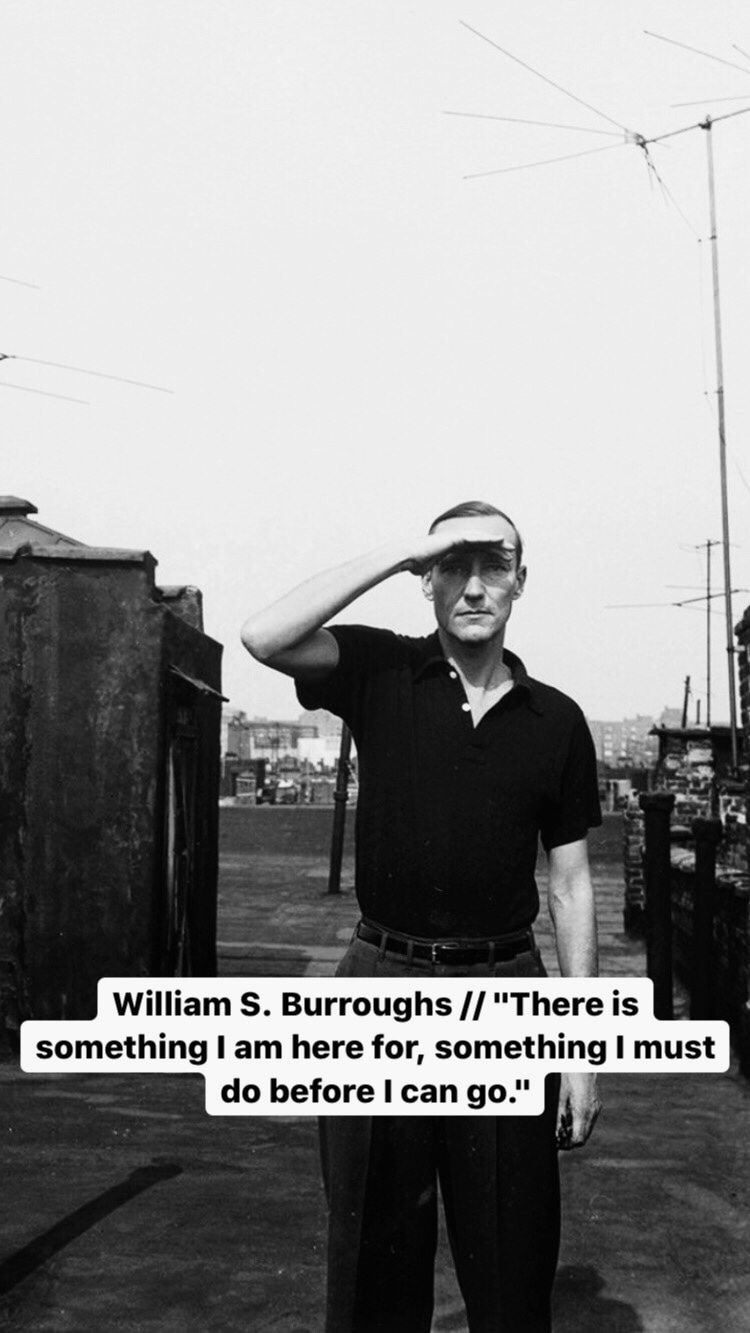 Photo of William S. Burroughs