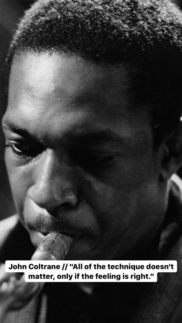 Photo of John Coltrane