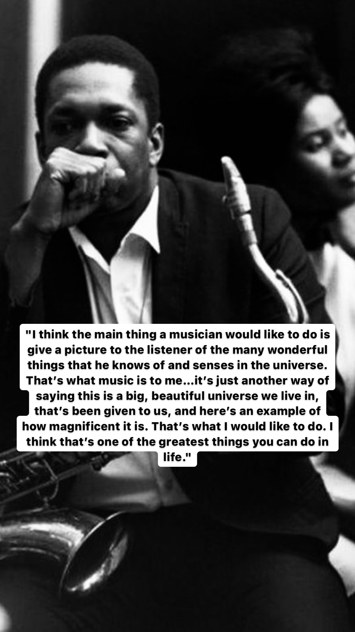 Photo of John Coltrane