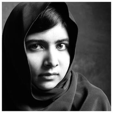 Photo of Malala Yousafzai