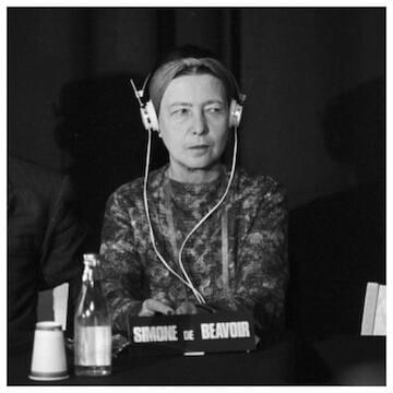 Photo of Simone de Beauvoir