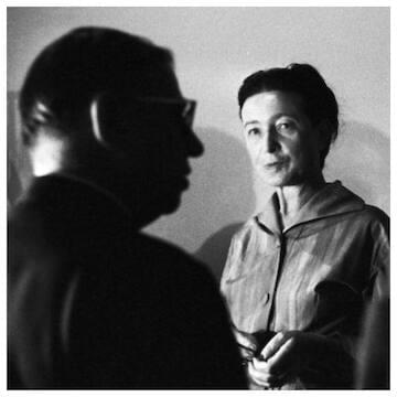 Photo of Simone de Beauvoir