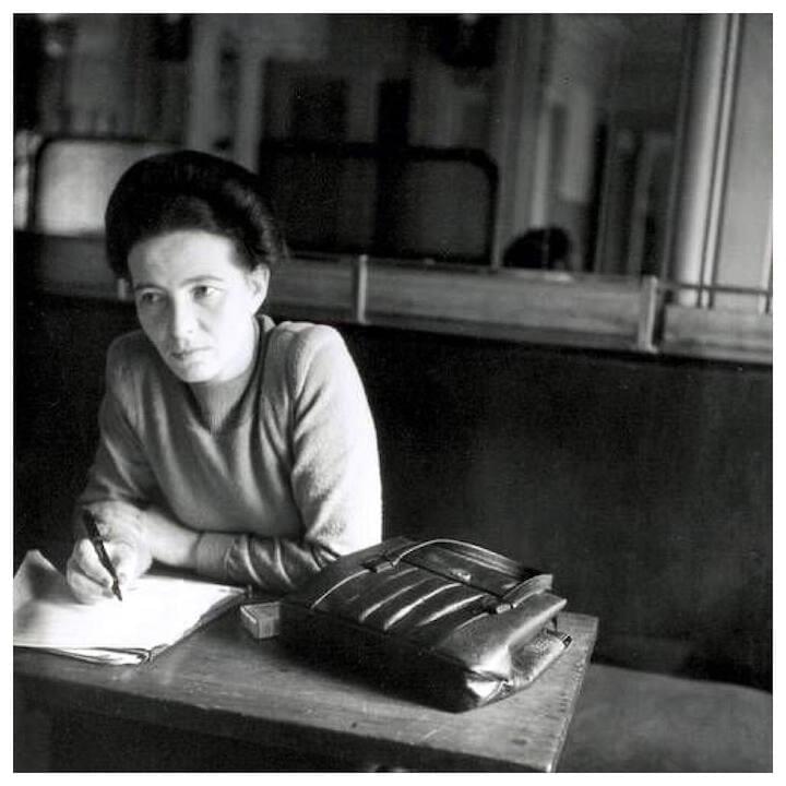 Photo of Simone de Beauvoir