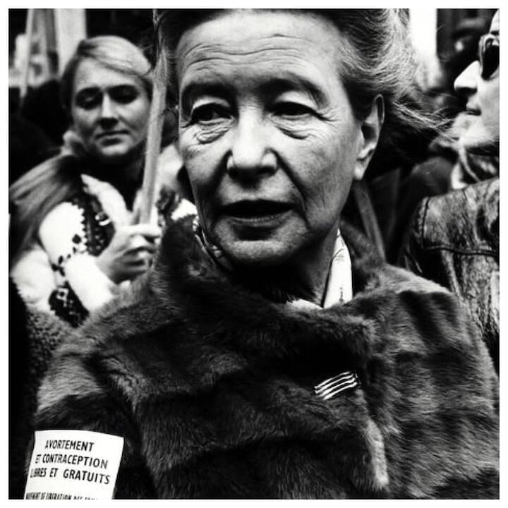 Photo of Simone de Beauvoir