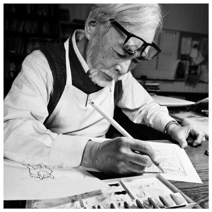 Photo of Hayao Miyazaki