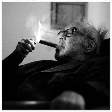 Photo of Jean-Luc Godard