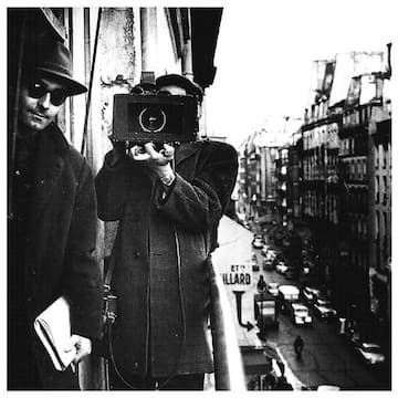 Photo of Jean-Luc Godard